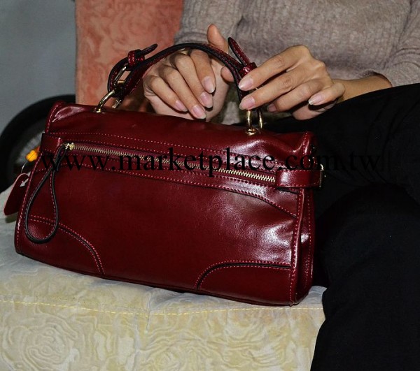 2013春夏爆款：牛皮時尚女士休閒手提單肩斜挎包工廠,批發,進口,代購