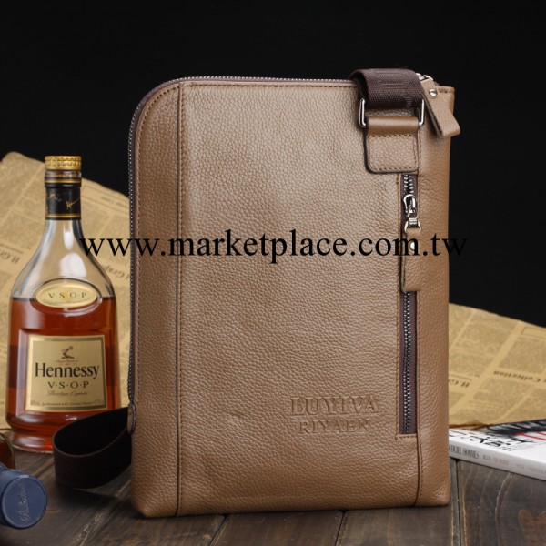 火爆熱銷 韓版休閒商務男式包 牛皮豎款單肩斜挎包工廠,批發,進口,代購