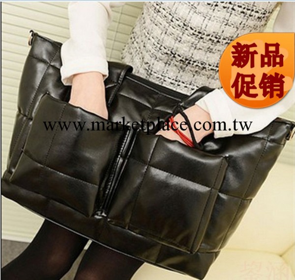 2013韓版爆款太空棉服加厚雙兜女包單肩手提新款女包大包新款工廠,批發,進口,代購