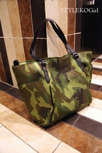 2012冬季新品配飾 休閒時尚百搭迷彩大包單肩手提包包女包休閒包工廠,批發,進口,代購