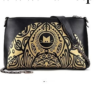 韓版女包廠傢批發 一件代發 2013新款復古印花鏈條 單肩斜跨包工廠,批發,進口,代購