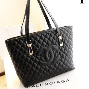 秋冬新款潮女包 韓版復古雙c太空包羽絨棉服包單肩手提包包批發工廠,批發,進口,代購