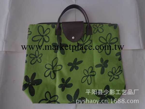 【少影】專業生產折疊手提女包 色丁佈包/折疊牛津佈袋牛津花佈包工廠,批發,進口,代購