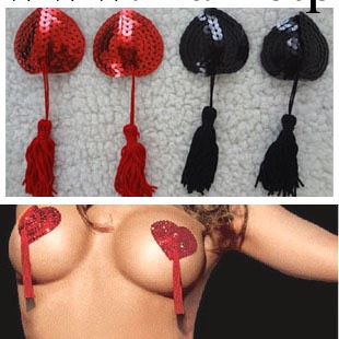 成人情趣情趣用品玩具心形亮片乳貼乳夾另類調情用具義烏廠傢直銷工廠,批發,進口,代購