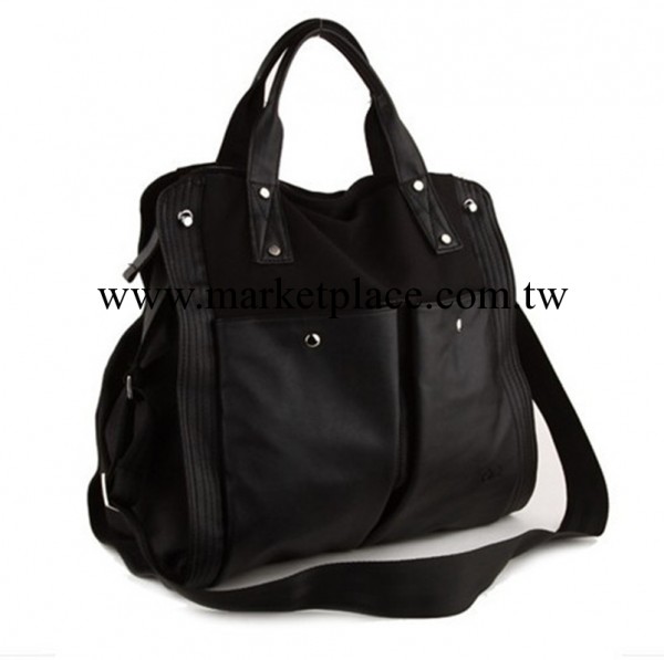 2013新款韓國進口牛津佈女包PU皮休閒包包單肩斜跨手提包潮大包包工廠,批發,進口,代購