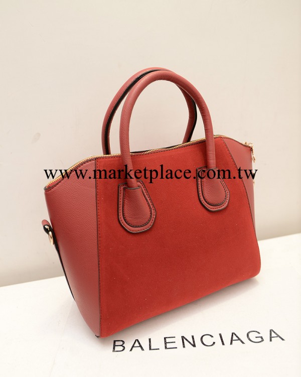 2013冬季新款磨砂皮手提包笑臉包女式包單肩斜跨包拼接包廠傢直銷工廠,批發,進口,代購