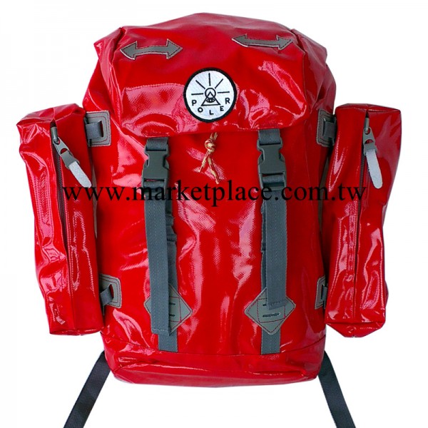 SIMAG女士夾網PVC時尚休閒雙肩運動背包 SMDS-028 紅色批發・進口・工廠・代買・代購