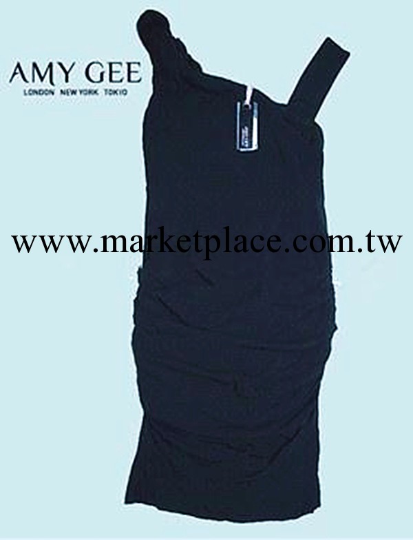 意大利品牌 AMY GEE 通勒黑色性感無袖女式連衣裙 吊帶裙 批發批發・進口・工廠・代買・代購