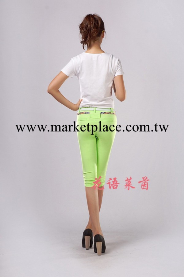 2013新款 七分褲 休閒褲 女褲批發 工廠直批 時尚女褲工廠,批發,進口,代購