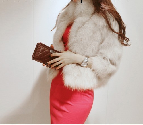 2013新款韓版女士仿狐貍毛皮草短款小外套批發・進口・工廠・代買・代購