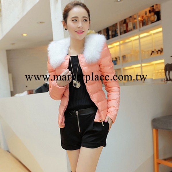 2013韓版冬裝加厚修身短款棉衣大碼女式棉襖外套羽絨棉服工廠,批發,進口,代購