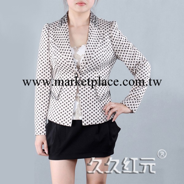 廠傢直銷 批發中年服裝2013秋裝新款女裝外套 女式修身小西裝工廠,批發,進口,代購