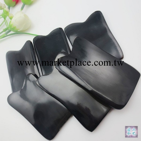 低價批發天然黑牛角刮痧板刮痧片長約7-8厘米寬3-4CM NJ710310工廠,批發,進口,代購