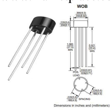 WOB、RB-15、RC-2系列單向橋式整流器（圓橋）工廠,批發,進口,代購