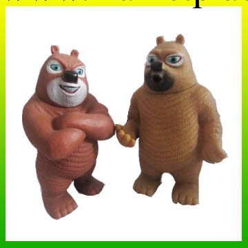 廠傢直銷熊大熊二  批發熊出沒玩具 搪膠大號熊大熊二批發・進口・工廠・代買・代購