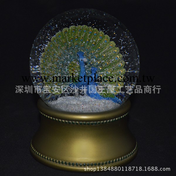 工廠直銷批發聖誕禮品發條音樂盒孔雀婚禮擺件雪花八音盒創意精品工廠,批發,進口,代購