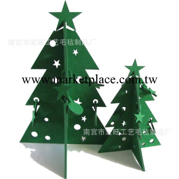 毛氈聖誕樹掛件，做工精美，廠傢直銷，定制各種毛氈聖誕樹掛件工廠,批發,進口,代購
