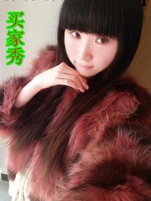2013新款韓版短狐貍毛皮草外套特價清倉狐貍毛外套狐貍毛皮草背工廠,批發,進口,代購