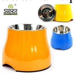 批發super 兩用寵物美耐皿餐具   高位純色美耐皿仿瓷狗碗工廠,批發,進口,代購