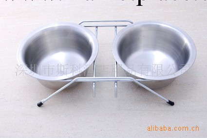 供應寵物用品不銹鋼寵物貓碗架寵物食具005C-16工廠,批發,進口,代購