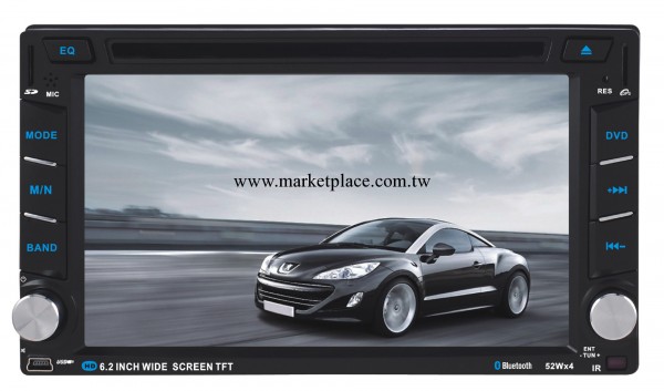 6.2寸數字屏車載DVD 導航DVD GPS IPOD工廠,批發,進口,代購