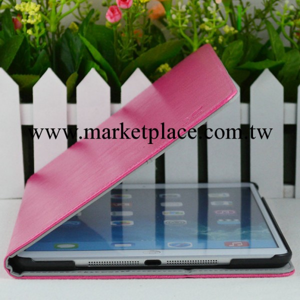 ipad5支架PU皮套，ipad air 帶卡遭可站立PU皮套 ipad支架皮套工廠,批發,進口,代購