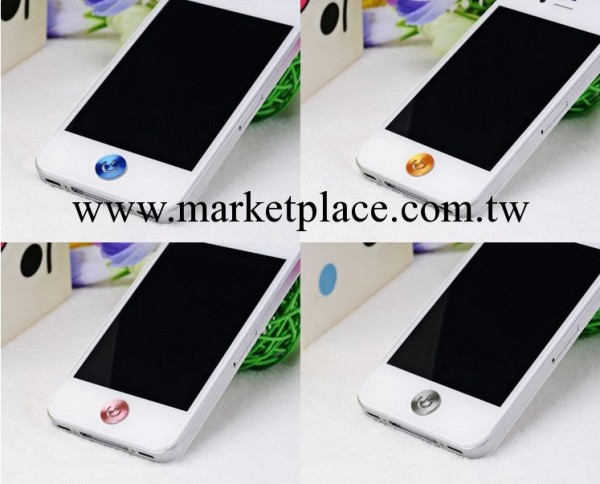 蘋果通用HOME按鍵貼  金屬iphone按鍵貼 手機金屬按鍵貼 home貼工廠,批發,進口,代購
