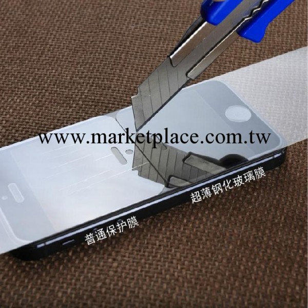 iphone鋼化玻璃保護膜 iphone5S鋼化膜 蘋果5S手機貼膜批發・進口・工廠・代買・代購