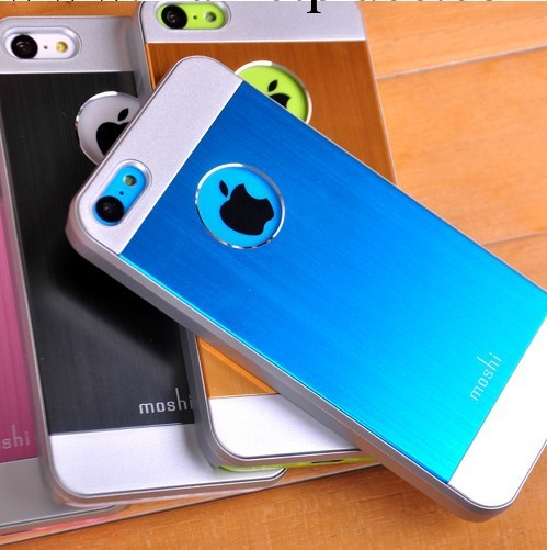 蘋果iPhone5C鋁制背板金屬拉絲保護殼 5C 土豪金手機殼 批發工廠,批發,進口,代購
