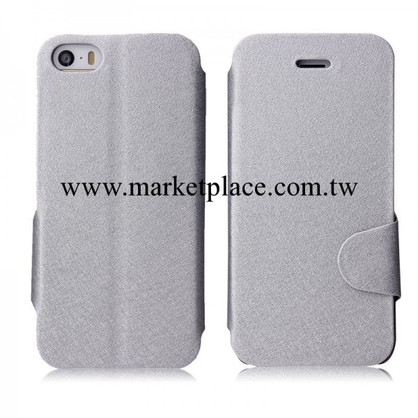 蘋果5代蠶絲紋保護套 蘋果手機套 iPhone5左右開插卡 支架皮套工廠,批發,進口,代購
