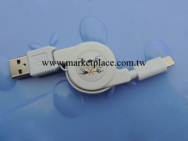 蘋果5s IPHONE5伸縮線,數據線,充電線0.8M iphone5s數據線工廠,批發,進口,代購