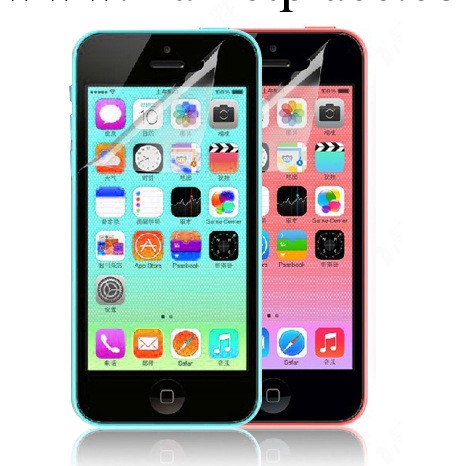 品勝 蘋果5C  iphone5C光面 高清 高透貼膜 屏保前膜手機保護膜工廠,批發,進口,代購