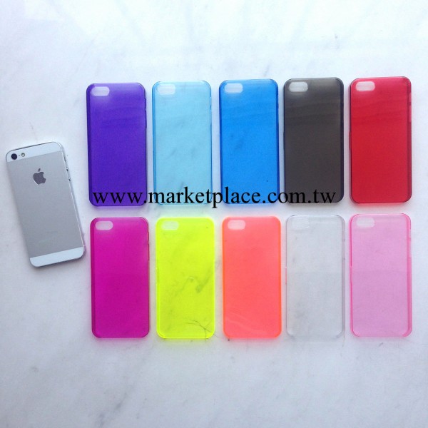蘋果iPhone5s 透色光面果凍殼 Apple手機殼 PC超薄光面手機保護套工廠,批發,進口,代購