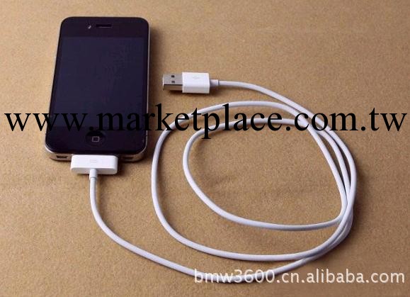 iphone4  6針蘋果數據線充電線 平板數據線1米全銅充電線工廠,批發,進口,代購