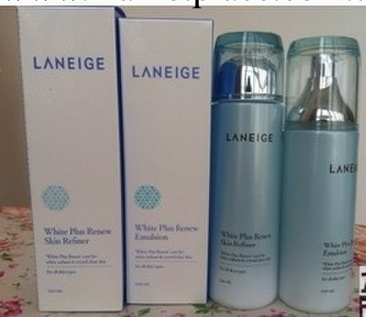 韓國正品 蘭芝臻白清潤水+保濕乳液 美白補水水乳兩件組合套裝工廠,批發,進口,代購