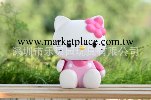 hello kitty大錢罐 卡通動漫儲錢罐 搪膠玩具公仔 創意玩具促銷品工廠,批發,進口,代購