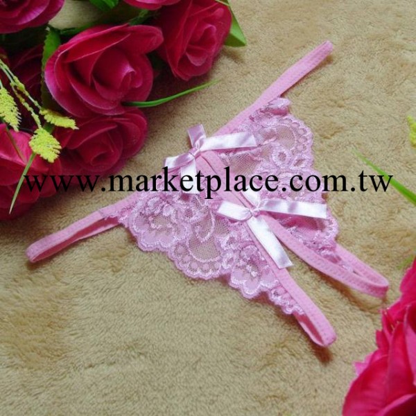 正品促銷情趣內衣 蕾絲開檔T褲 白色 黑色 性感小T 褲 制服誘惑工廠,批發,進口,代購