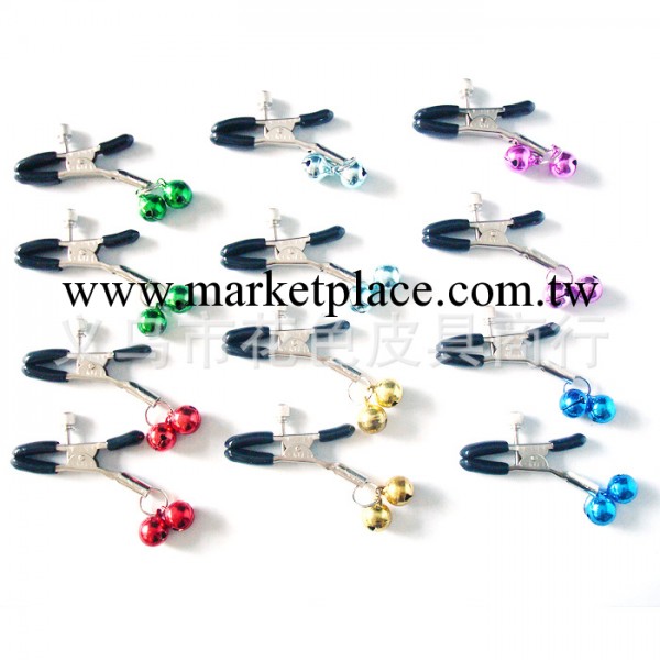 情趣玩具、廠傢雙鈴鐺乳夾批發、情趣多顏色鈴鐺乳夾用品工廠,批發,進口,代購