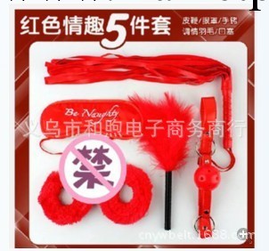 成人情趣用品毛絨手銬腳鐐皮鞭羽毛口塞5件套另類玩具廠傢特價工廠,批發,進口,代購