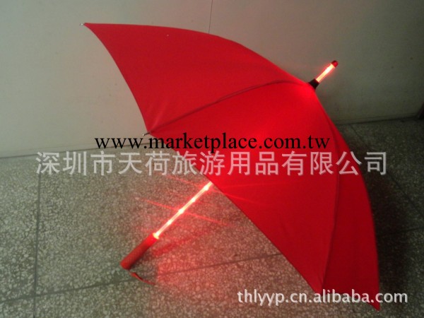 【熱銷產品】深圳天荷雨傘 夜發光創意雨傘 彩色LED發光雨傘工廠,批發,進口,代購