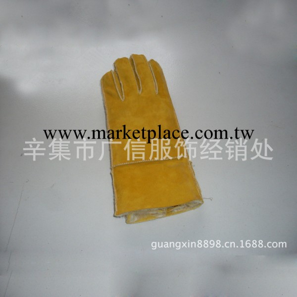 廠傢供應冬季加厚皮毛一體機縫 整皮 保暖手套 物美價廉(FLW-03)工廠,批發,進口,代購