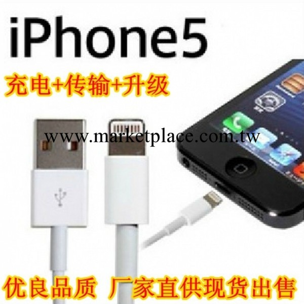 蘋果最新系統IPHONE5 5C 5S原裝品質帶絲印一體頭數據線充電線工廠,批發,進口,代購