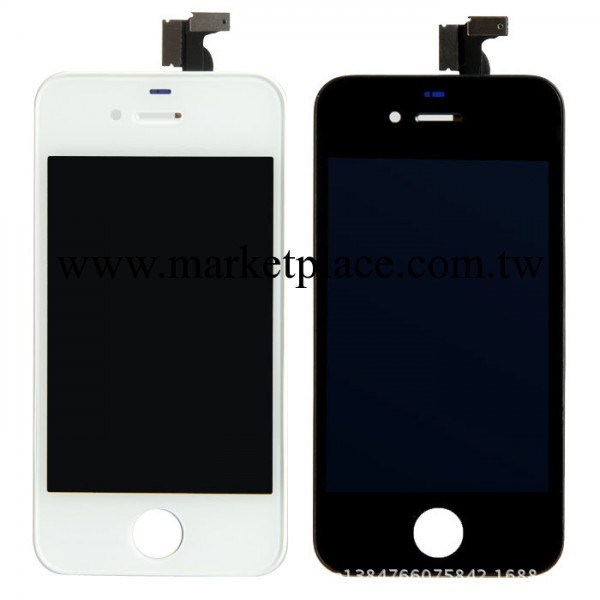 工廠全新原裝 蘋果4S液晶總成 iphone4手機顯示屏 內外屏供應工廠,批發,進口,代購