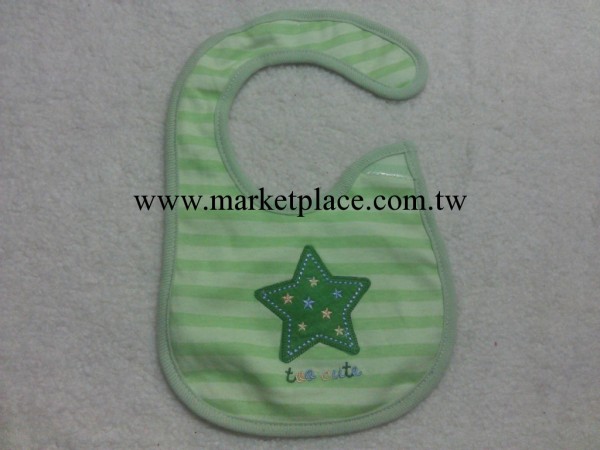 供應嬰幼兒用品 全棉雙層口水巾 carter's “G”字型寶寶圍嘴工廠,批發,進口,代購