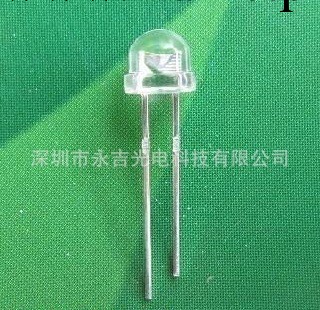 廠傢直銷0.2W F8草帽白燈 8MM白光發光二極管 F8白色LED0.2W白光工廠,批發,進口,代購