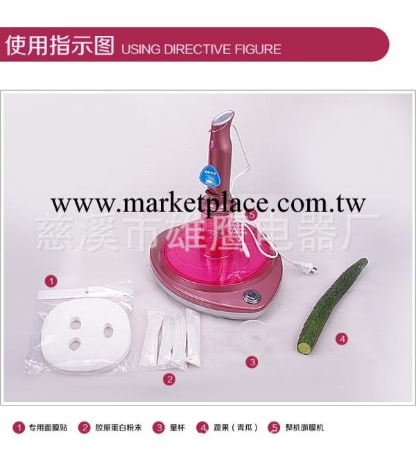 果蔬面膜機 果蔬美容機 水果面膜機 純天然果蔬面膜機工廠,批發,進口,代購