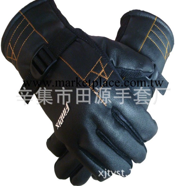 2013冬季新款手套 高檔仿鹿皮男士PU皮革仿皮加厚保暖手套批發工廠,批發,進口,代購