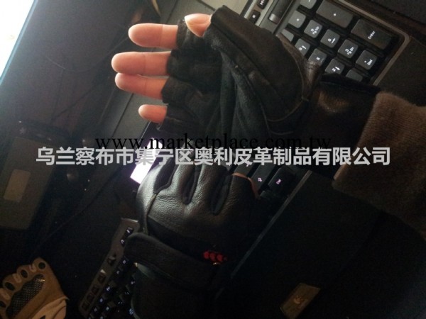小牛皮半指戶外運動手套  格鬥手套 機車手套 01 廠傢直銷工廠,批發,進口,代購