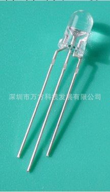 大量供應3mm紅綠雙色LED（發光二極管）透明共陰工廠,批發,進口,代購