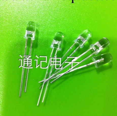 直插發光二極管LED F5mm 白色 白發白光 長腳 高亮工廠,批發,進口,代購